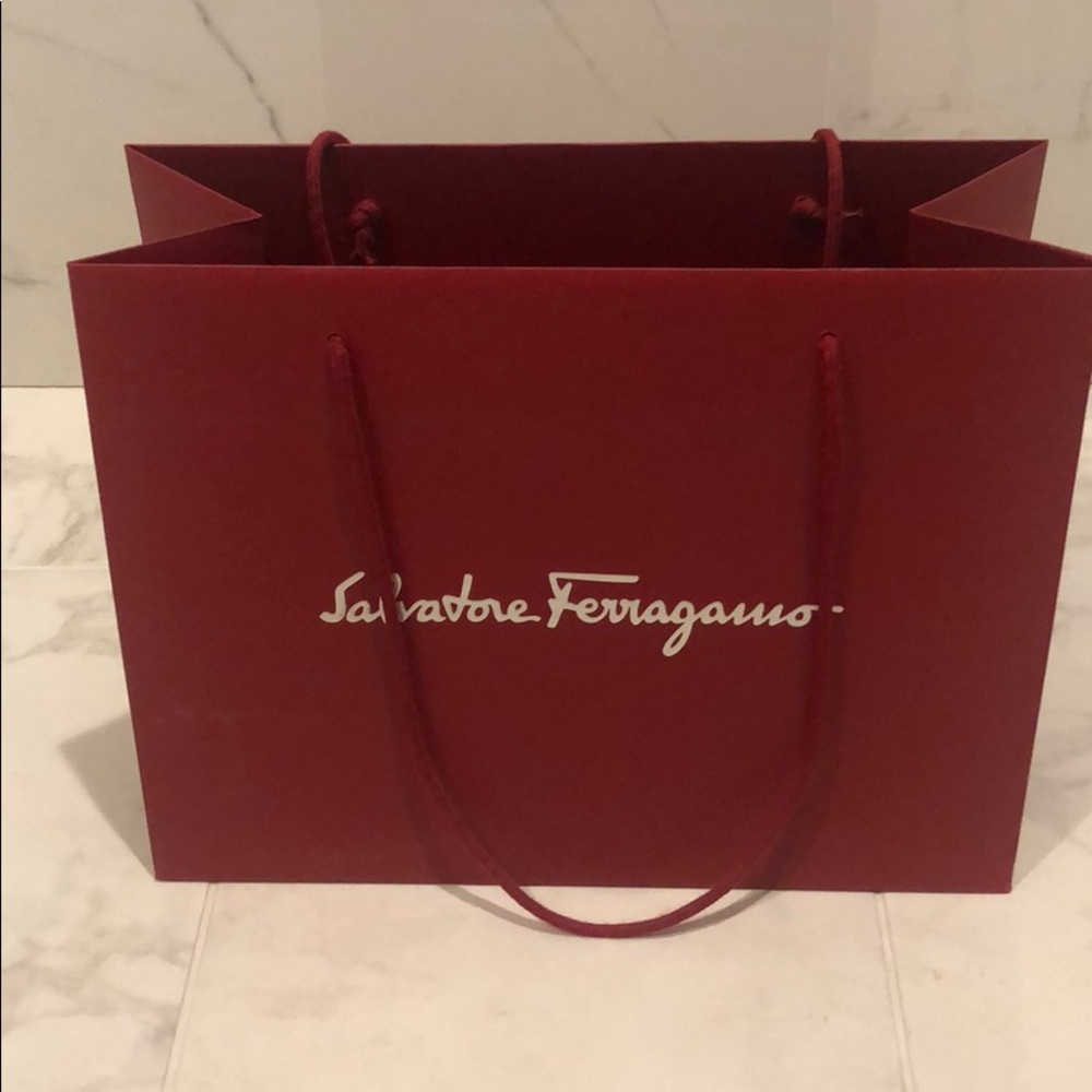 Salvatore Ferragamo shopping bag